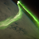 Illustration for article titled The ISS Captures the Southern Lights Zapping Across the Atmosphere